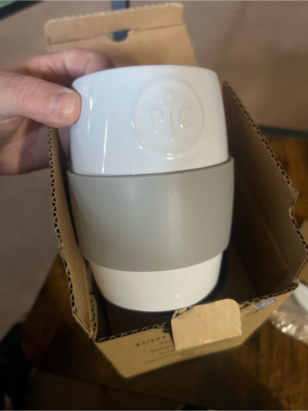 Pampered Chef Ceramic Egg Cooker - Brown Kraft Box - Picture 5 of 6